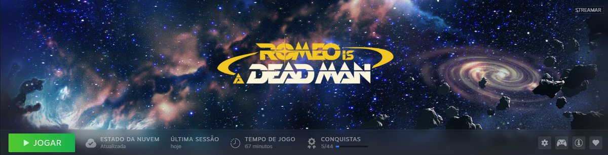 Recebemos uma key de Romeo is a Dead Man pra cobertura, que jogo