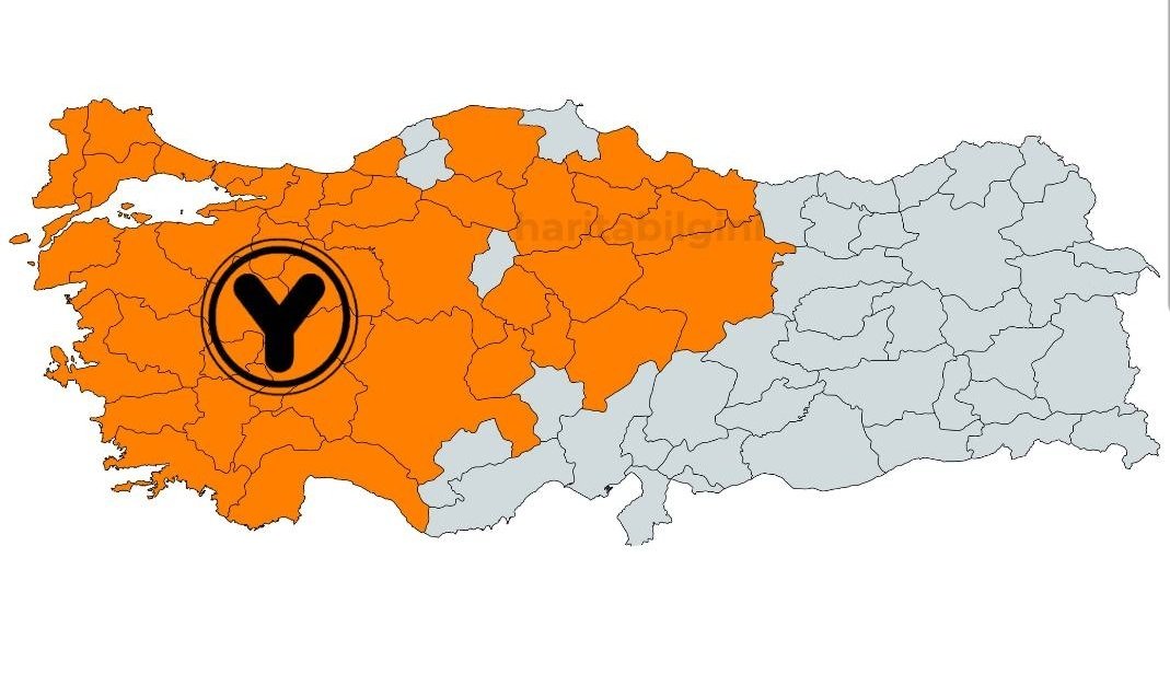 Köfteci Yusuf şubelerinin bulunduğu iller.