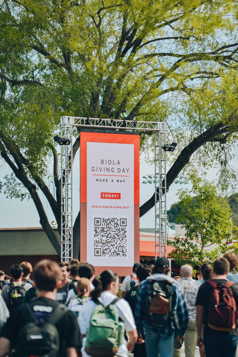 Biola University tweet media