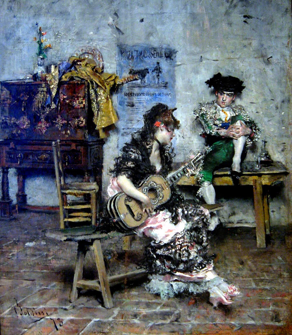 A Guitar Player #artbots #boldini