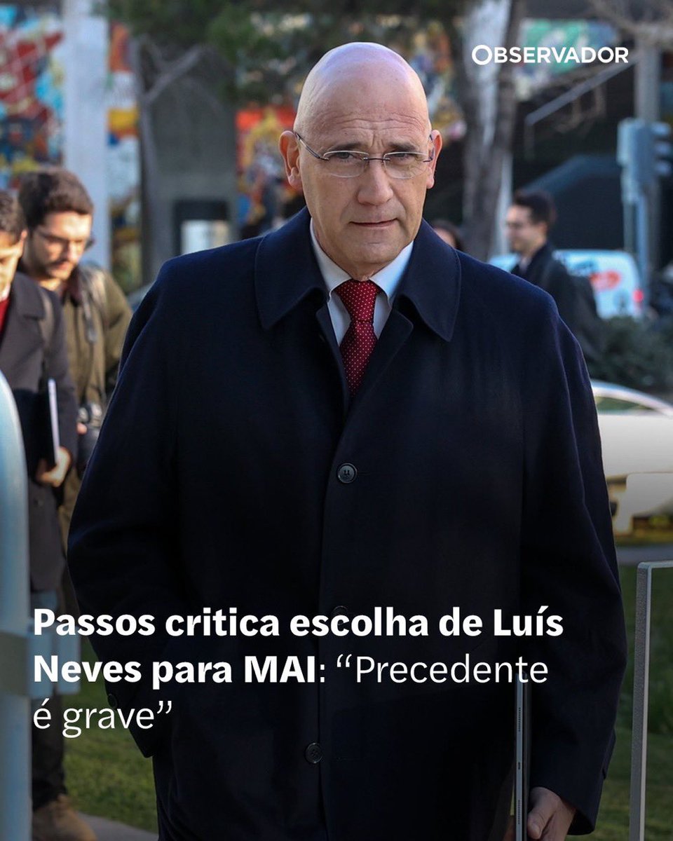 Que coincidência o novo ministro da Administração Interna não agrada a Ventura e a Passos Coelho!