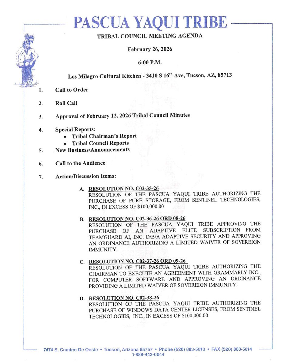 Pascua Yaqui Tribe of Arizona tweet media