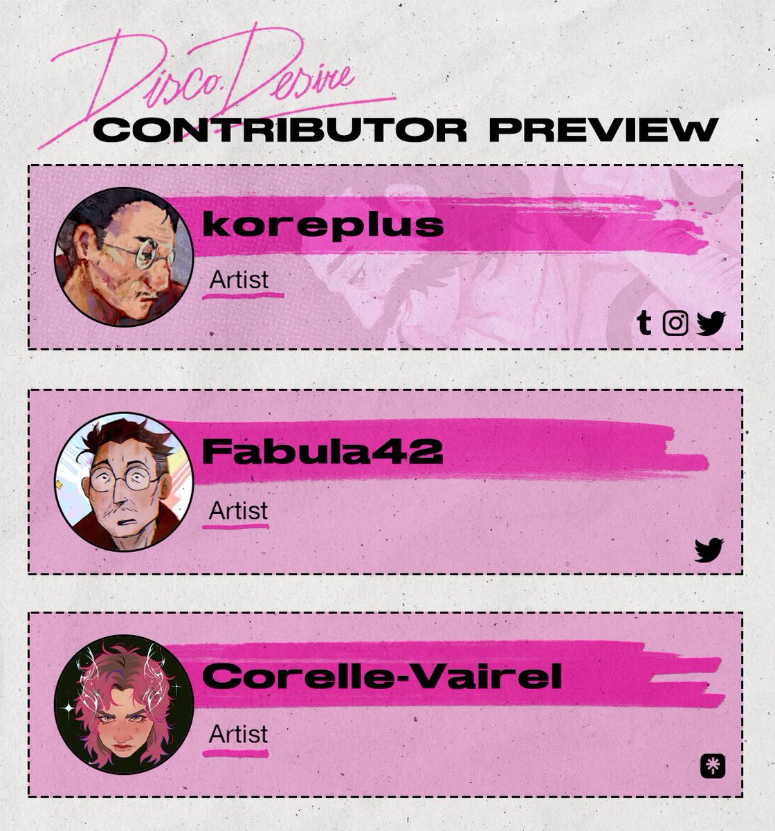 Disco Desire Zine tweet media