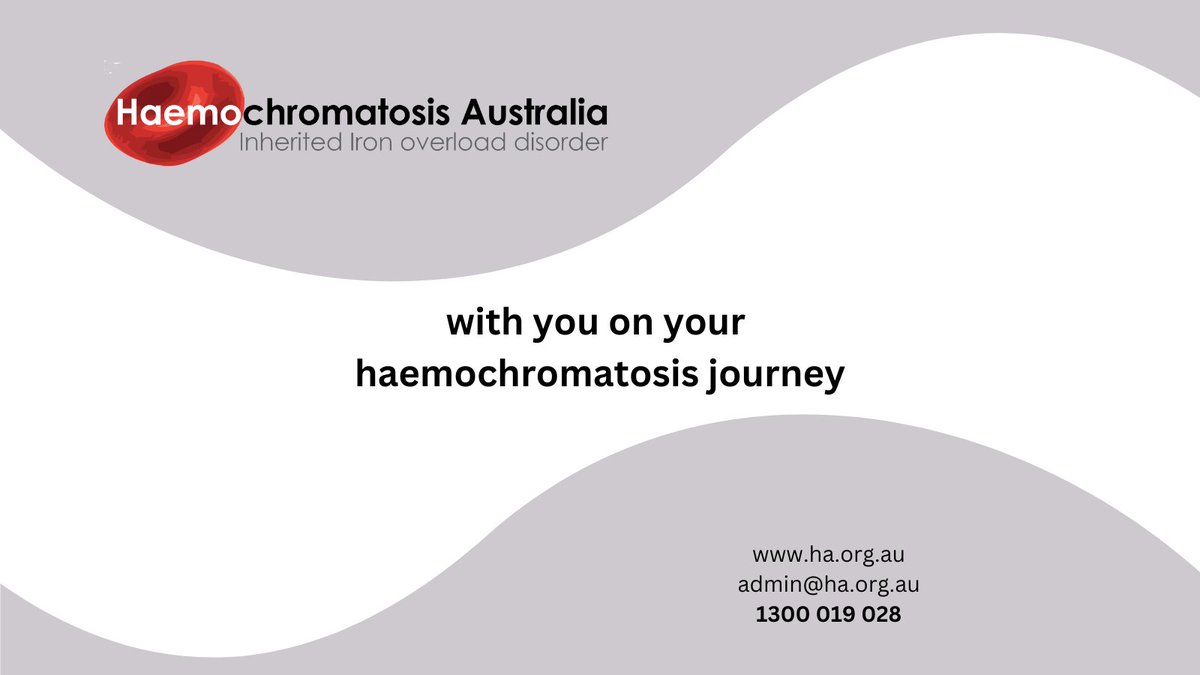 Haemochromatosis Aus tweet media