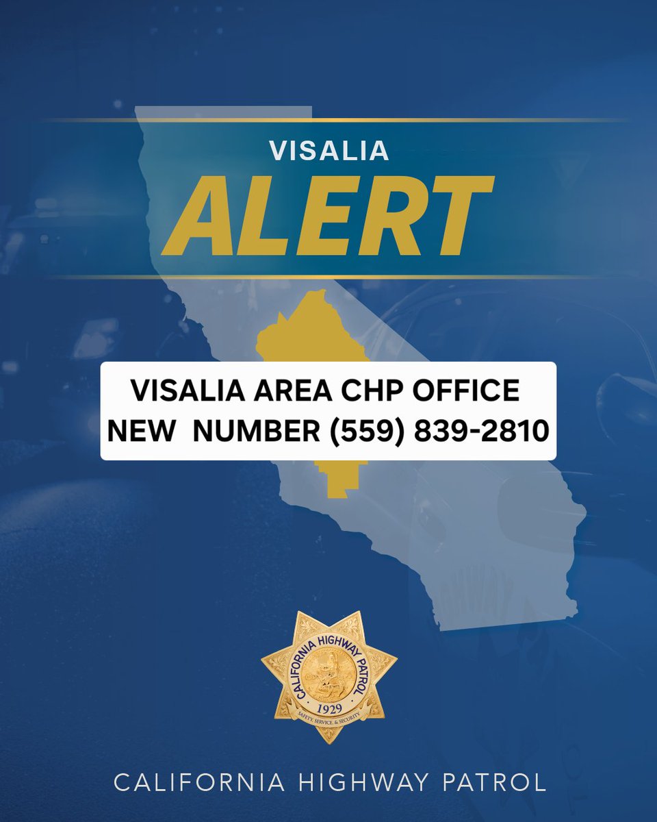 CHP - Visalia tweet media