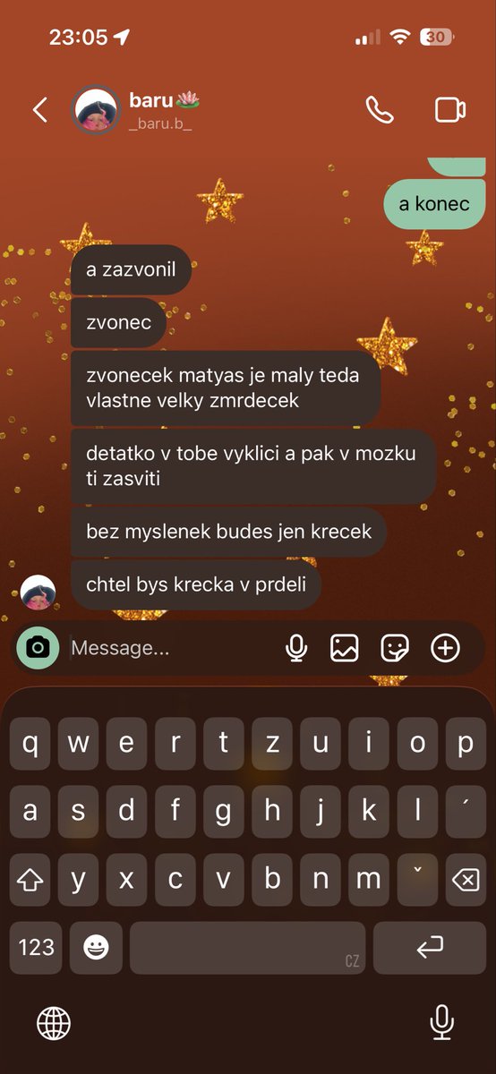 mateskral's tweet photo. bitches se napijou jednoho piva a pak pisou takoveto mrdky @barunone https://t.co/ydINo46e0L