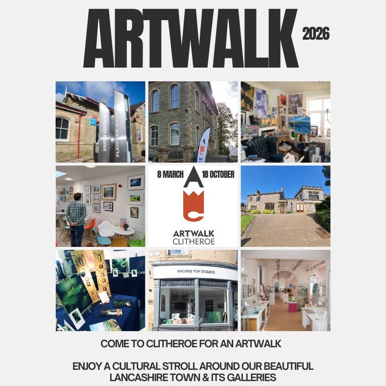 LancsMuseums's tweet image. 🎨 ArtWalk Clitheroe – 1 March, 11am–4pm
Explore six brilliant galleries across town, including The Steward’s Gallery at #ClitheroeCastle.
🌟 Meet artist Gosha Gibek and enjoy guided drawing for Marks of the Castle (1.30–3.30pm).  Booking required 👇
www6.apps.lancashire.gov.uk/w/webpage/even…