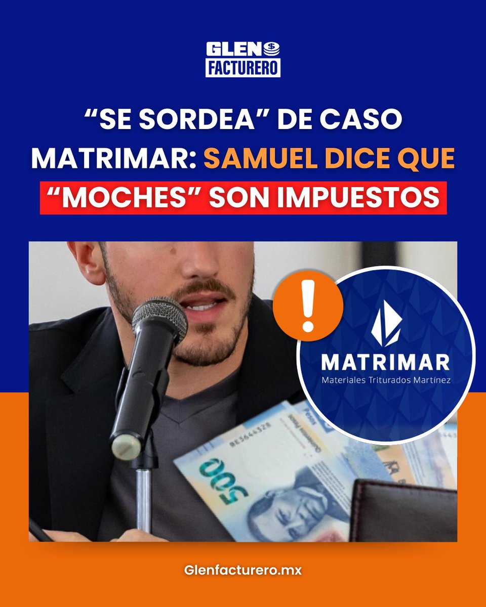 Mientras Baltazar Martínez, el líder de MC, pedía 50 MDP en efectivo, Samuel finge que no pasa nada. Dice que "sí deben", ignorando que su propia Tesorería certificó deuda cero. Ahora minimiza una extorsión millonaria tratándola como una simple deuda.

Más en nuestra nota. 🗞️