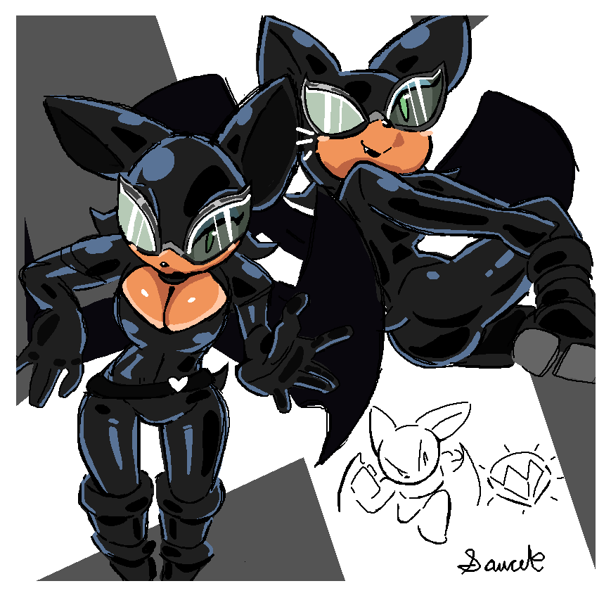 🦇#RougeTheBat #Catwoman