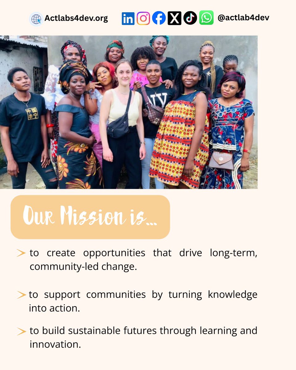 Real change doesn’t happen from the outside — it grows within communities. Grateful to support and learn from these incredible women who are leading sustainable, community-driven impact every day💪🏾#ActionLabForDevelopment #ActLab4Dev #2030Agenda #SkillsForTheFuture