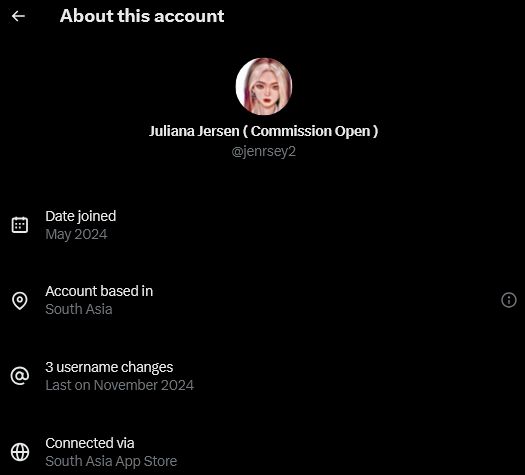 BLOCK LIST SUBMISSION: User: <a href="/jenrsey2/">Juliana Jersen ( Commission Open )</a> 
Reason: Bot / being dumb
Other: I mean.... look....