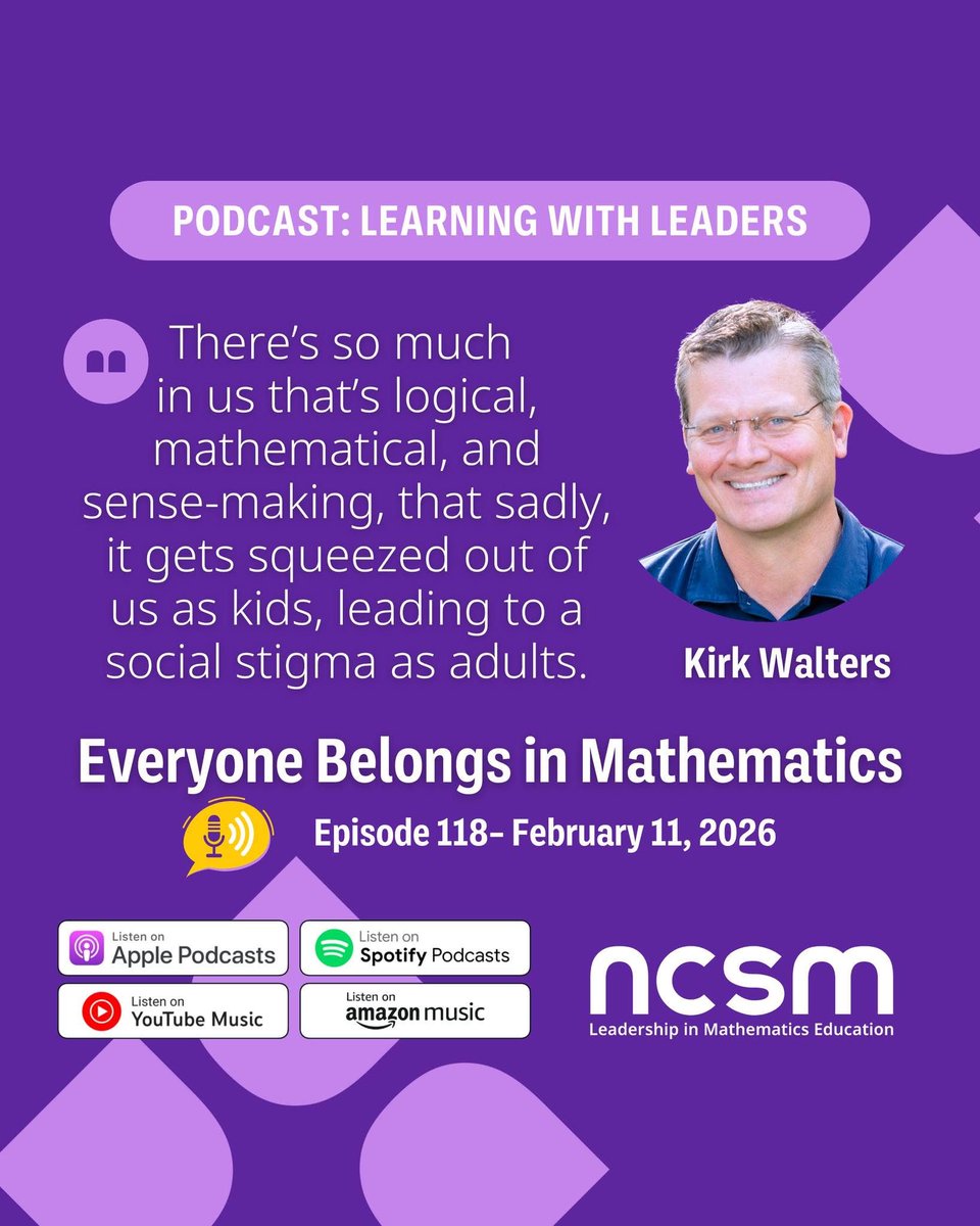 NCSM: Leadership in Mathematics Education tweet media