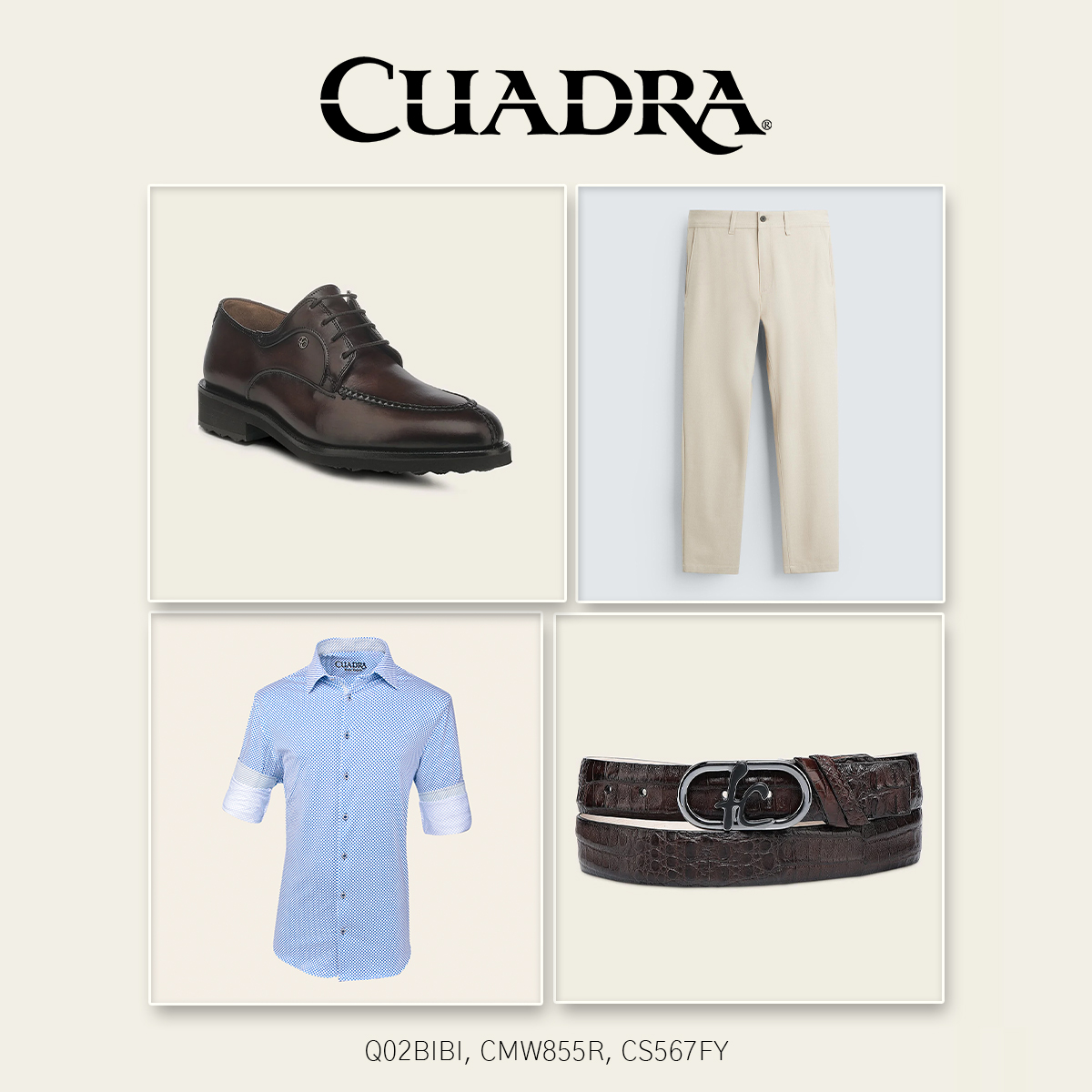 Un look semi formal para esos días importantes pero que te quieras sentir relajado.