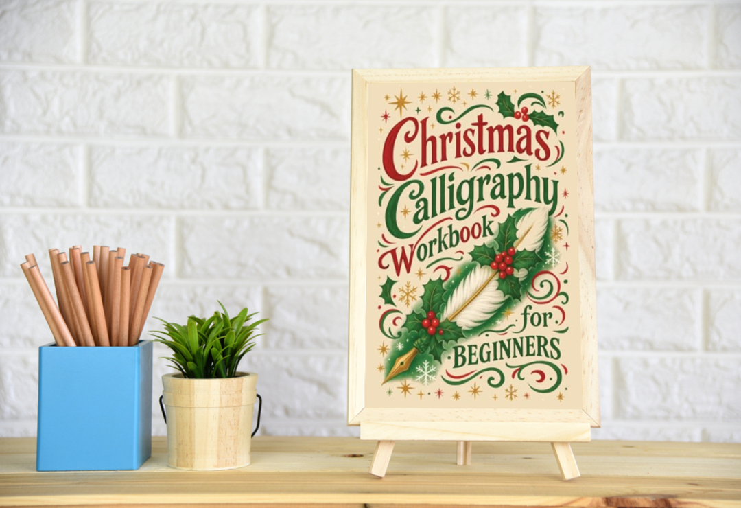 allauthor's tweet image. “Christmas Calligraphy Workbook For Beginners” makes learning modern lettering simple, joyful &amp;amp; inspiring. Perfect for cozy December nights! #Lettering #HolidayFun  Buy Now --&amp;gt; allauthor.com/amazon/101290/