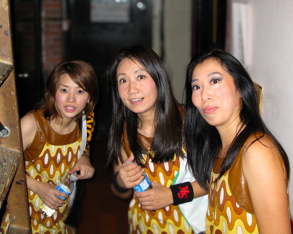 December 14, 2007. Shonen Knife. Richards on Richards. Backstage.