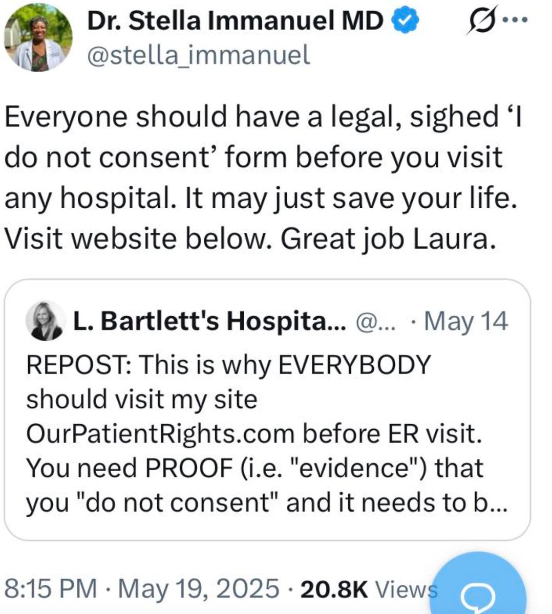 Laura Bartlett - I DO NOT CONSENT FORM™ tweet media