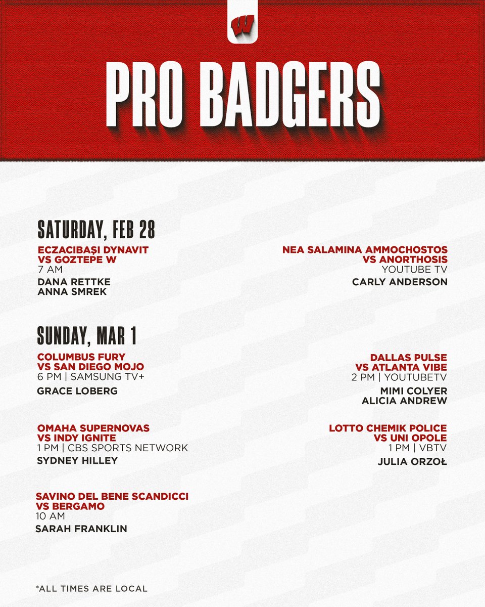 Wisconsin Volleyball tweet media