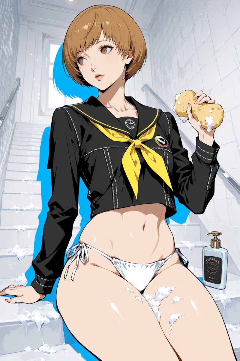 tanicoILLU1st's tweet photo. AIart 生成AI (予約/Scheduled) SFW
●里中千枝 ＃ペルソナ4 ＃P4
●Chie Satonaka
こんてぃは～ Hello～
ペルソナシリーズでは断トツで千枝ちゃんです❢
声、性格すべて世は事もなし... https://t.co/5DqfpLHc9V