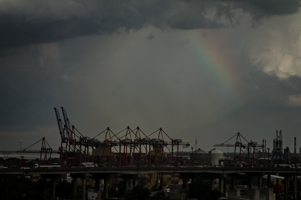 Tormenta sobre Buenos Aires, 24 de febrero de 2026.