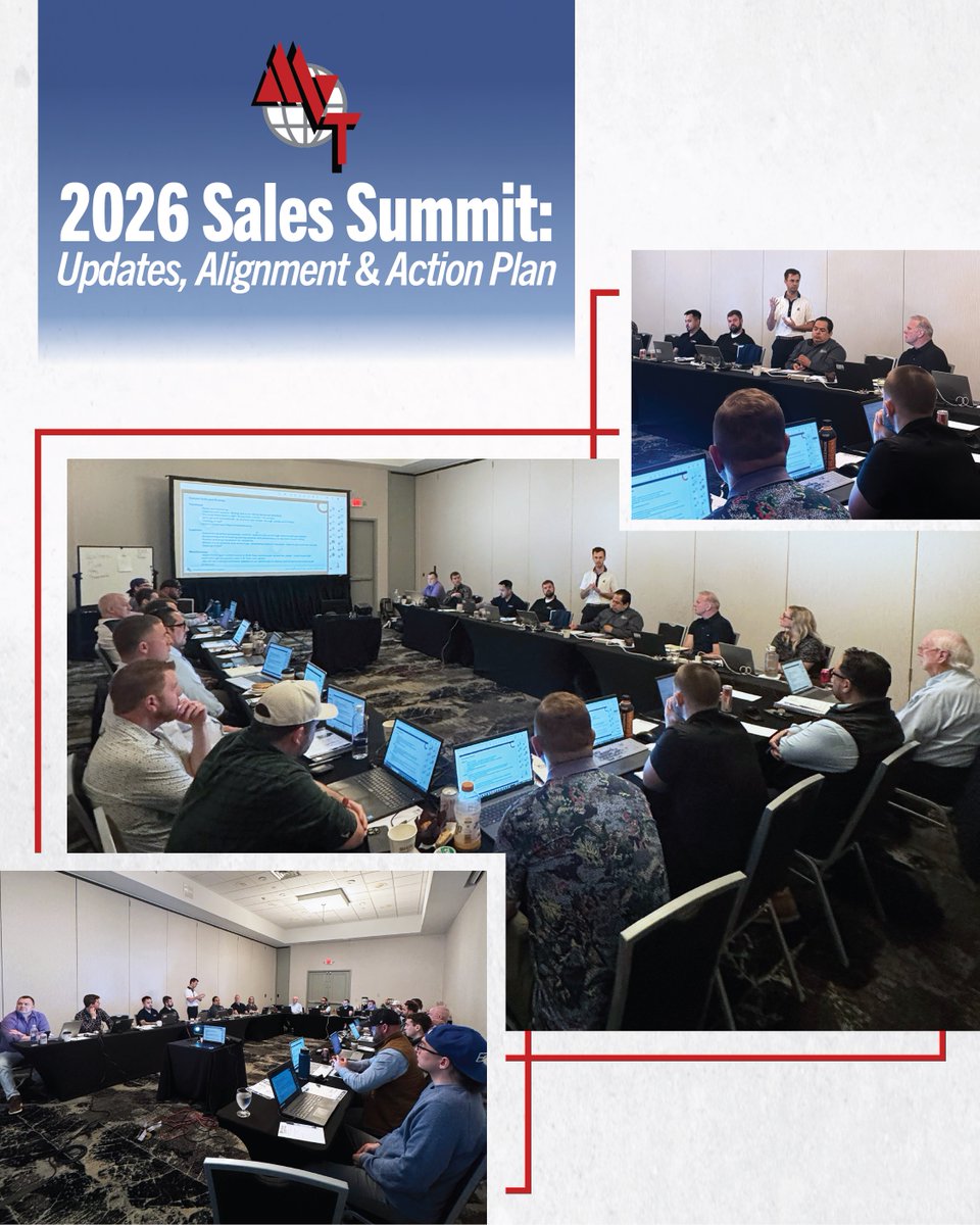 MVTServices's tweet image. 2026 Sales Summit 🚛
Alignment. Strategy. Execution.
From reviewing 2025 performance to refining pricing, logistics, and fleet strategy, we’re focused on one goal: smarter growth in 2026.
Ready to execute.
#MVTSalesSummit #MVTLogistics #StrongerTogether