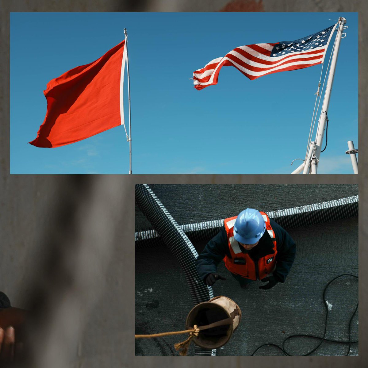 TheCVN69's tweet image. Got Gas? ⛽️ 

#MightyIKE is ramping up! Earlier this month, Air department’s V-4 division on loaded almost ONE MILLION gallons of JP-5 fuel 💪🏼 

Having enough jet fuel onboard is a vital step in getting back operational so IKE can launch and recover aircraft.

#GreaterEachDay