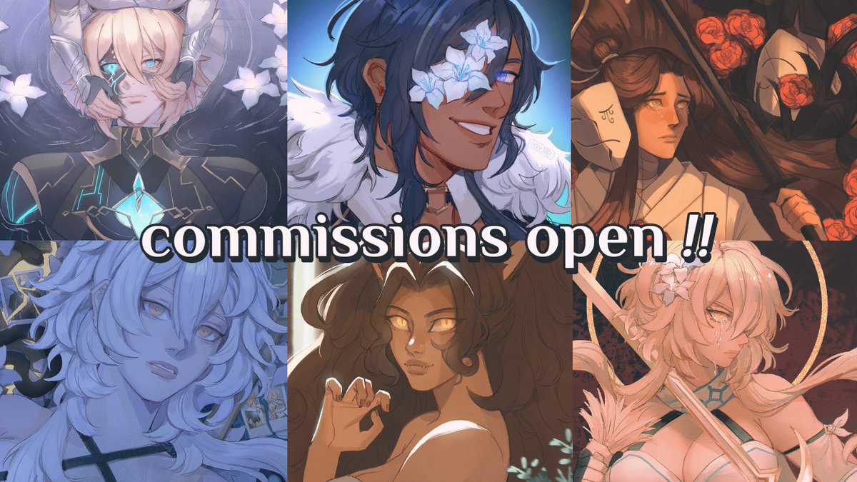 des ✦ comms open !! tweet media