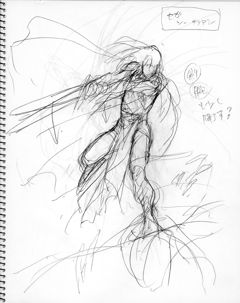 そして、こちらが発掘された『メガドライブ版ソーサリアン』のラフになります。✍🏻😊🎨👍🏻 