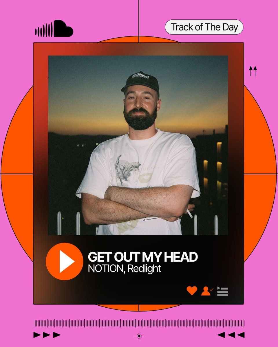 SoundCloud's tweet image. TRACK OF THE DAY: #NOTION, #Redlight - GET OUT MY HEAD spr.ly/TOTD