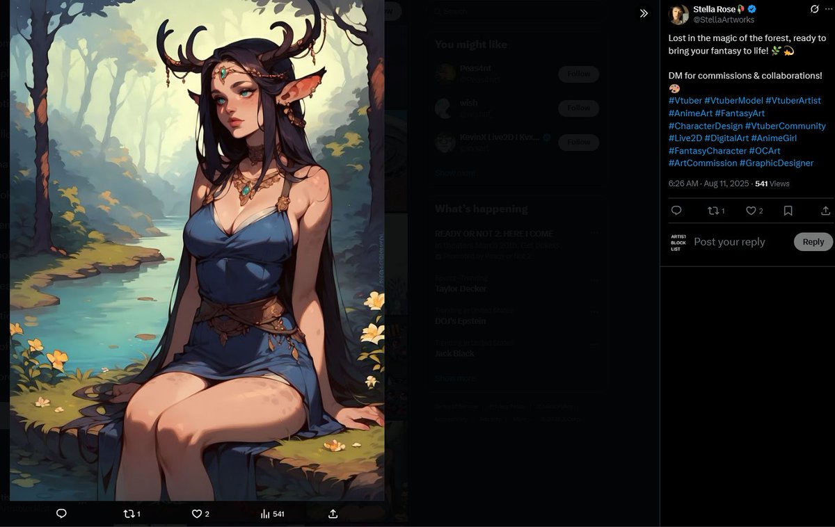 BLOCK LIST SUBMISSION:
User:<a href="/StellaArtworks/">Stella Rose🥀</a> 
Reason: AI Use / Stolen Models / Being dumb
Other: Like..... yeah