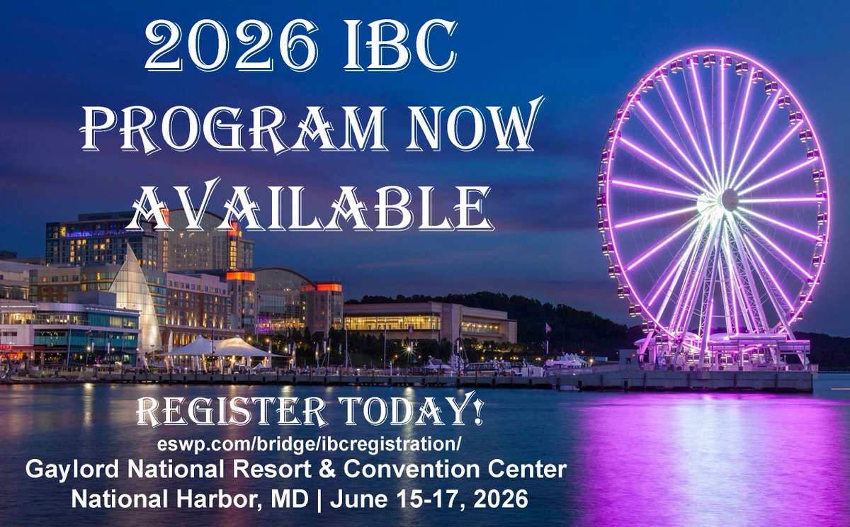 International Bridge Conference® tweet media