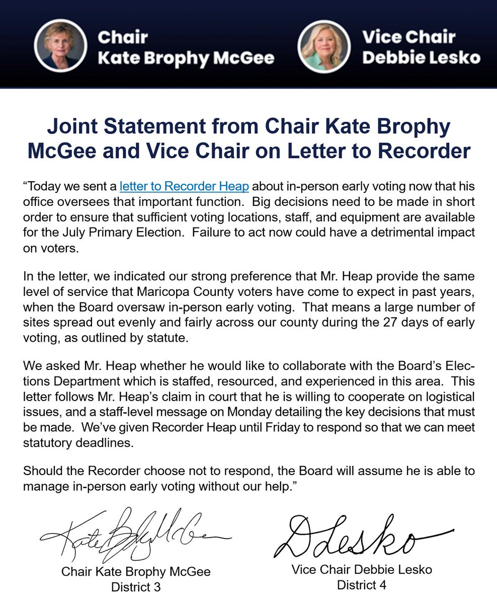 Maricopa County tweet media