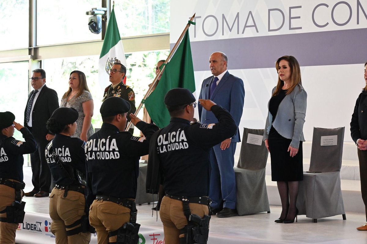 CoparmexPuebla's tweet photo. Este martes llevamos a cabo la Toma de compromiso del Consejo Directivo de COPARMEX Puebla, periodo 2025-2027 que preside Beatriz Camacho @CoparmexPdtePue 
Durante el acto rindieron protesta    ante el ex presidente  nacional Antonio Sánchez Díaz de Rivera 81  consejeros junto con la presidenta de sindicato patronal Beatriz Camacho . 
En representación de @Coparmex nacional Ximena Cespedes Arboleda, @mariaximenacespedes Vicepresidenta de Desarrollo Democrático y Cabildeo . @VictorGabCh @SedetraGobPue en representación del gobernador Alejandro Armenta @armentapuebla_ 

#PersonasPrimeroEmpresasSiempre #COPARMEXPuebla