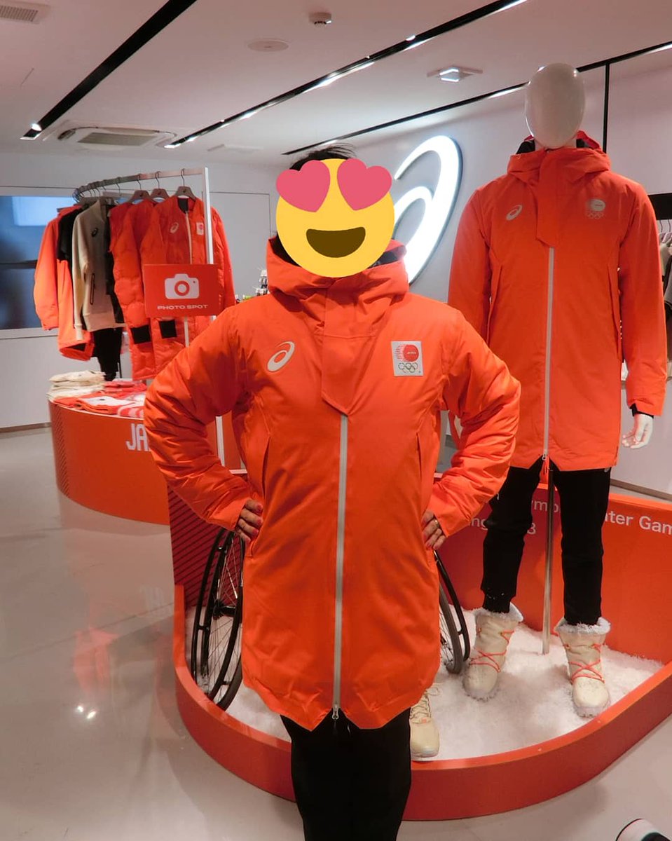 冬季オリンピックの公式ウェア #アシックス のサンライズレッドは､2018