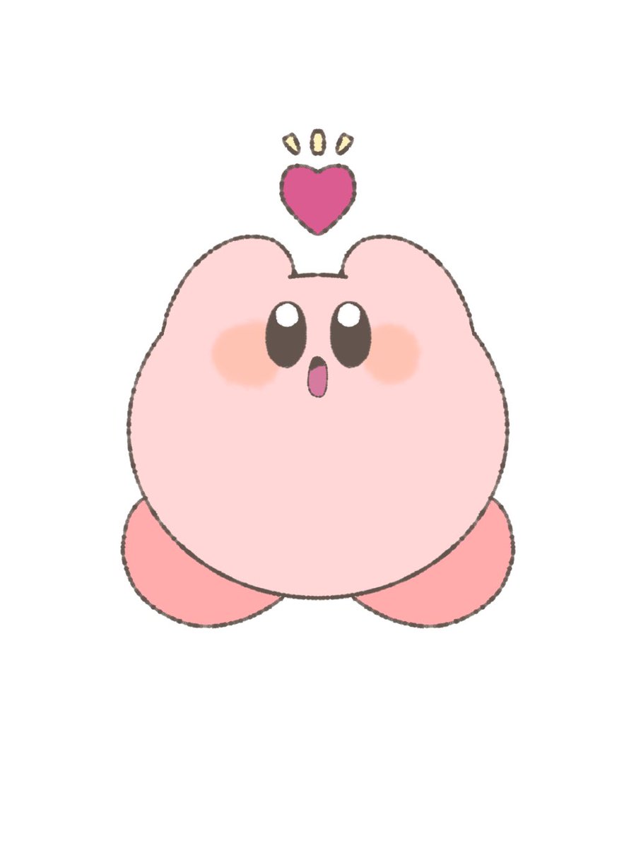 ハート投げ≡≡≡💝
 #1日1低画質カービィ