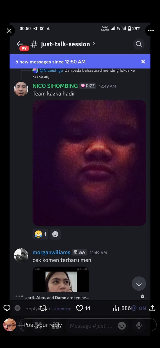 Telah terjadi pembully-an dan pelecehan verbal dalam discord server milik bigmo

25/02/2026