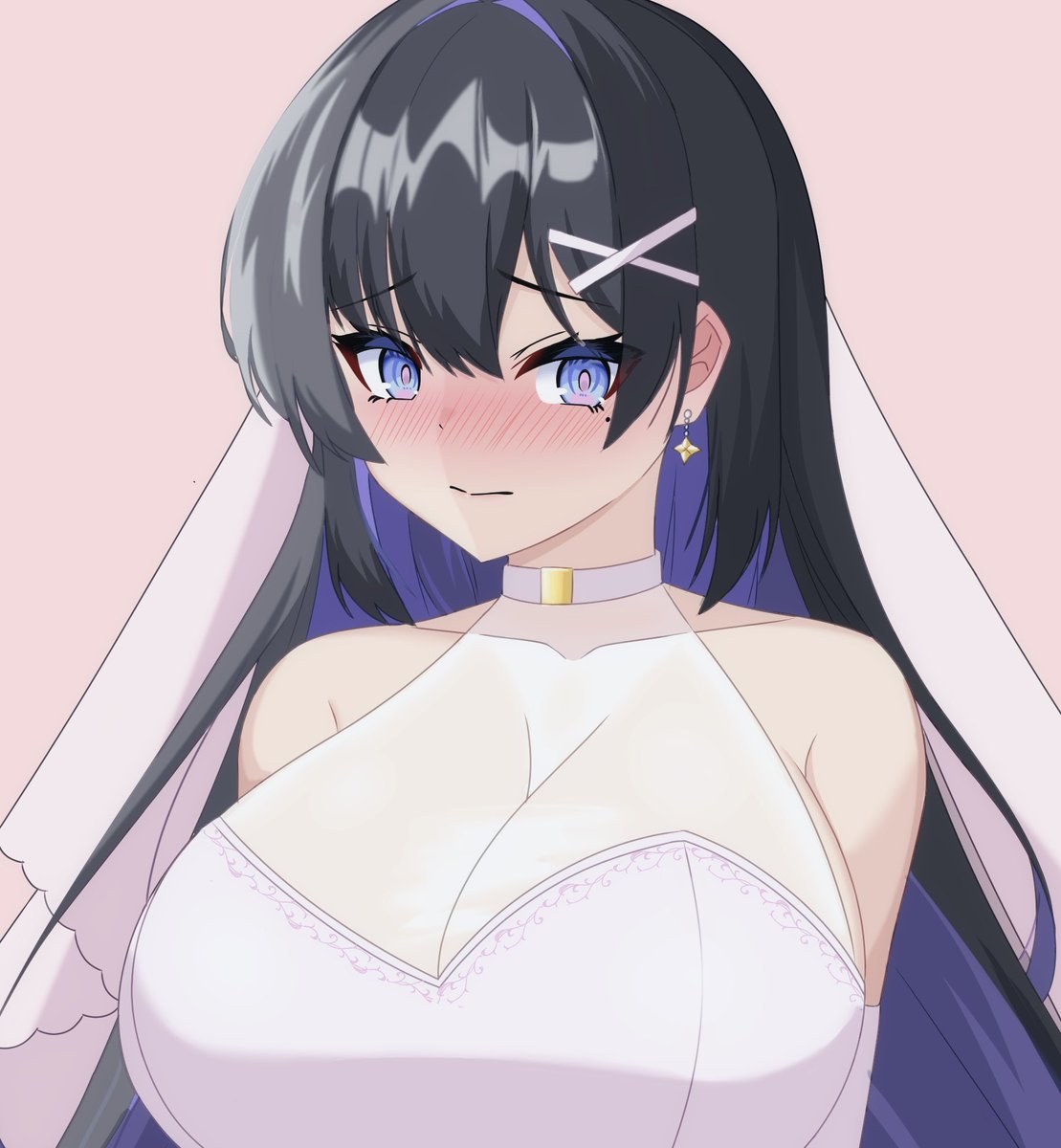 skebのウェディングレンちゃんの完成版の一部を 