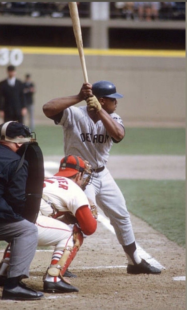 Nice shot of Willie Horton from the ‘68 series, where he’d hit .304 … 👍⚾️