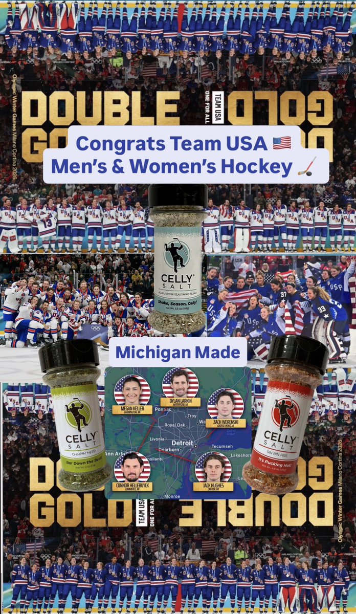Congrats Team USA 🇺🇸 Men’s &amp; Women’s Hockey! 🏒