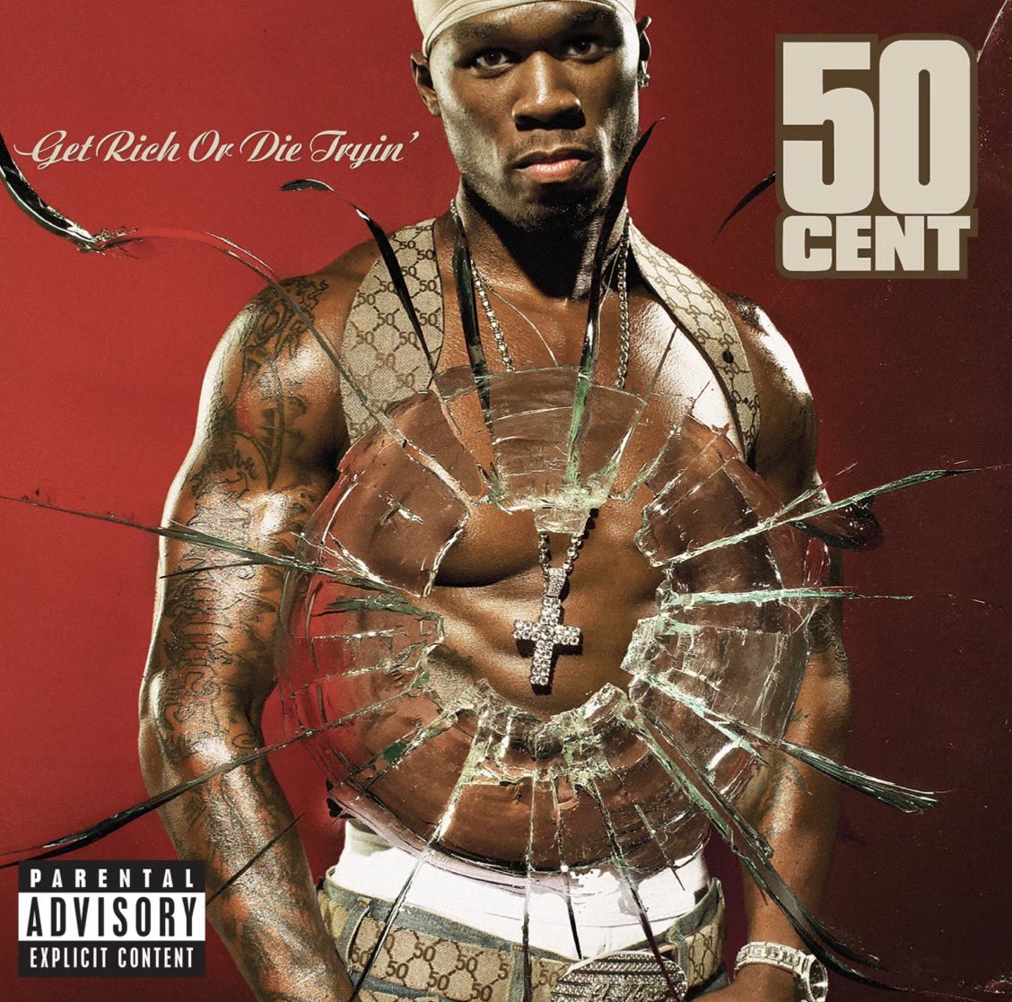 this album cover scares and destroys many rapper's careers, the greatest album in Hip Hop and still one of the most listened albums from the 00s till this day, don't let a T.I fan fool you saying 50 Cent is not a competitor in a Verzuz, this is a whole different league of music.