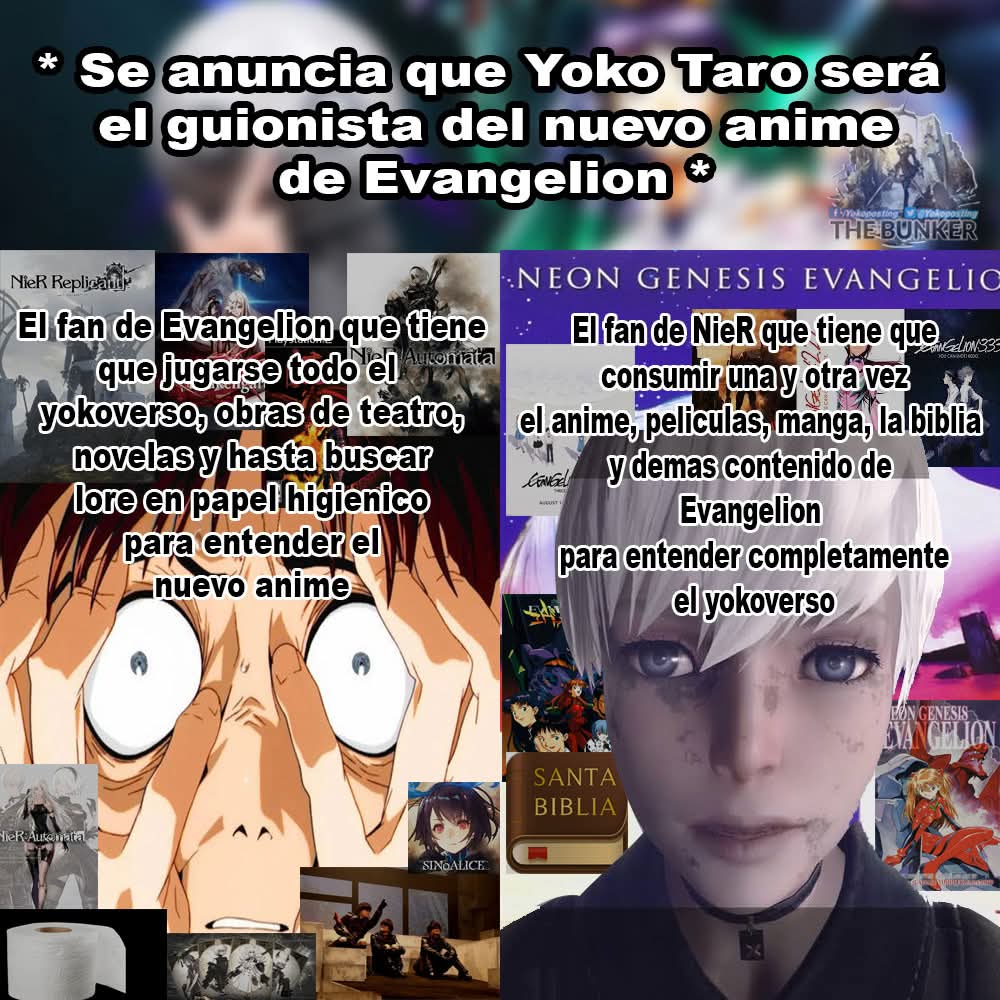 Ahora imagina ser fan de ambas obras 🤪😵‍ (Yo)

-Ram-

#エヴァンゲリオン #ニーア #NieR  #ニーアオートマタ #NieRAutomata #NeoGenesisEvangelion #EVANGELION