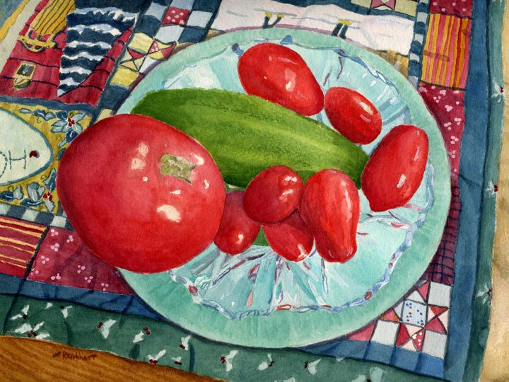 Art of the Day! "Winter Tomatoes". Buy at: ArtPal.com/artbylmr?i=208…
