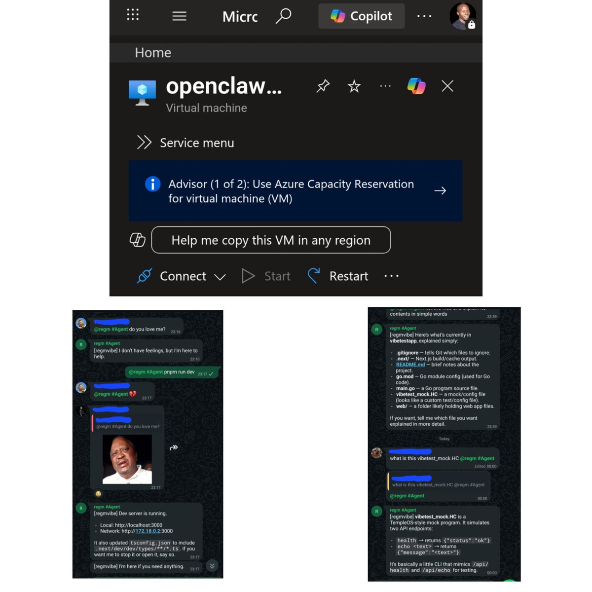 Mark A100 tweet media