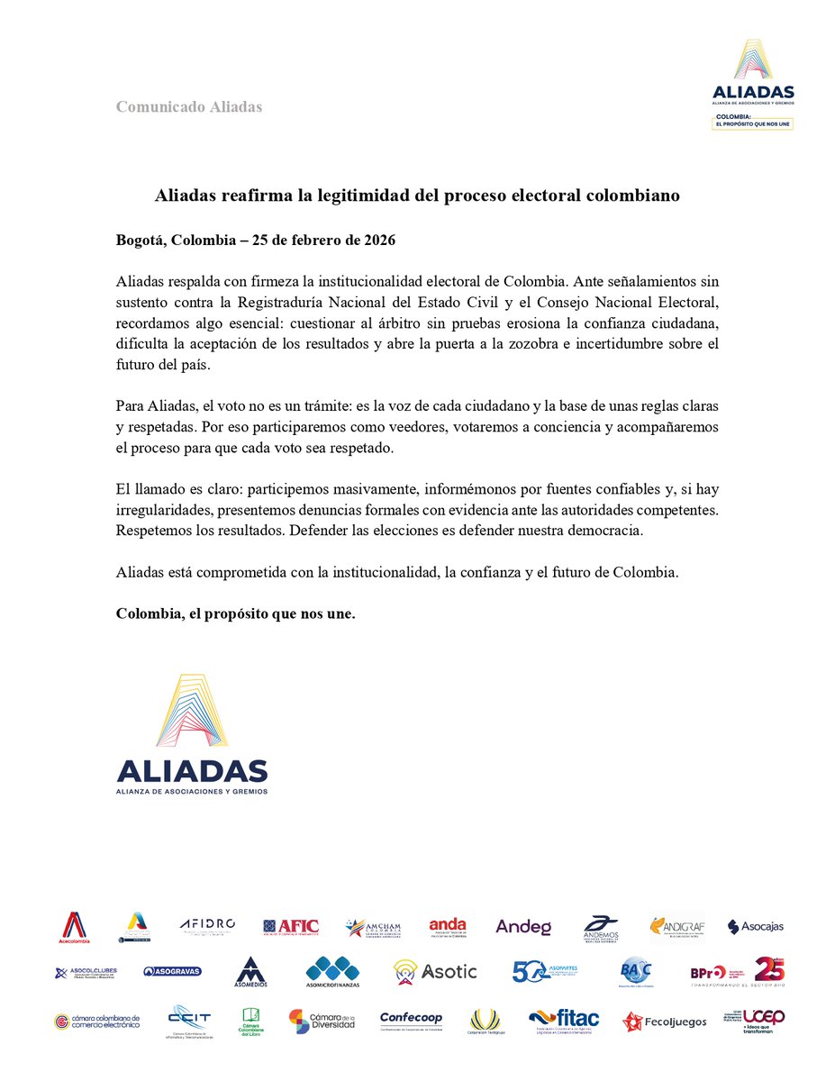 Alianza ALIADAS tweet media