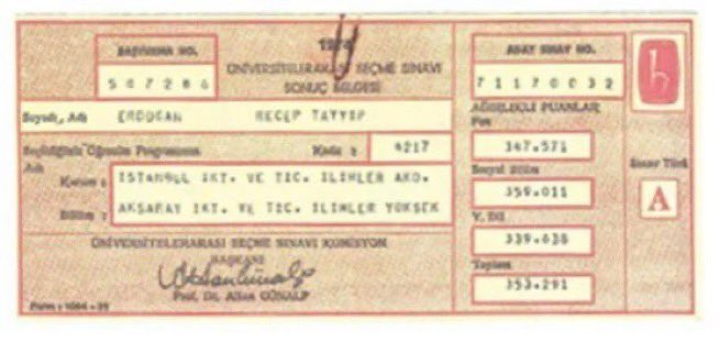 Ekrem İmamoğlu'nun böyle bir belgesini ortaya koysunlar vallahi oy vereceğim. Herhangi bir üniversitenin 4 yıllık bir fakültesinde okumaya hak kazandı belgesini getirsinler söz veriyorum oyum İmamoğlu'na