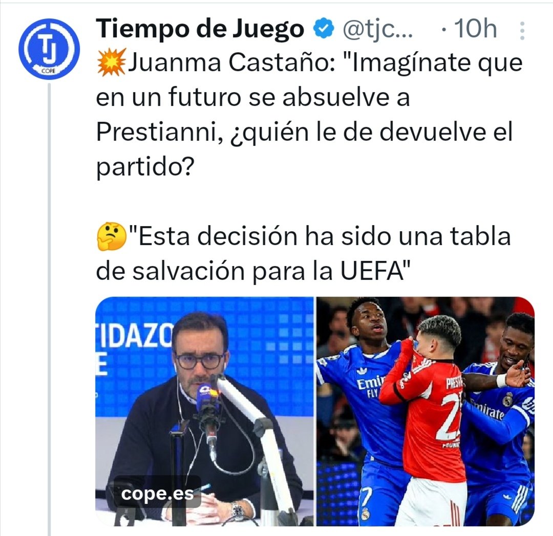Imagínate q en un futuro la Audiencia Nacional determina q Dani Olmo fue inscrito d forma indebida (ahora está inscrito d forma cautelar) ¿Quién le devuelve al Madrid las ligas? 🤷‍♂️