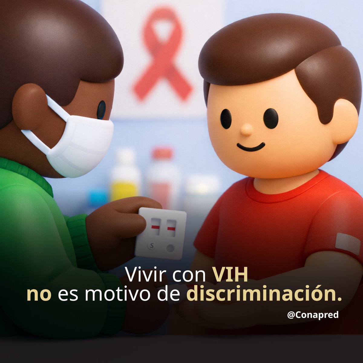CONAPRED's tweet photo. ¡Elimina el estigma!

#MéxicoEsDerechos #VIH https://t.co/LLWRurE1QE