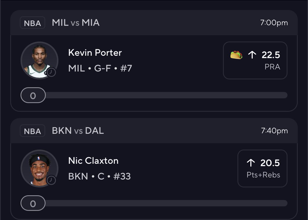 TACO PAIR #2 🌮

prizepicks.onelink.me/gCQS/shareEntr…

❤️LIKE IF TAILING❤️