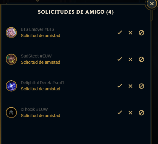 El League of Legends es el juego mas sociable del mundo, cada vez que pierdo una partida me llega una solicitud de amistad