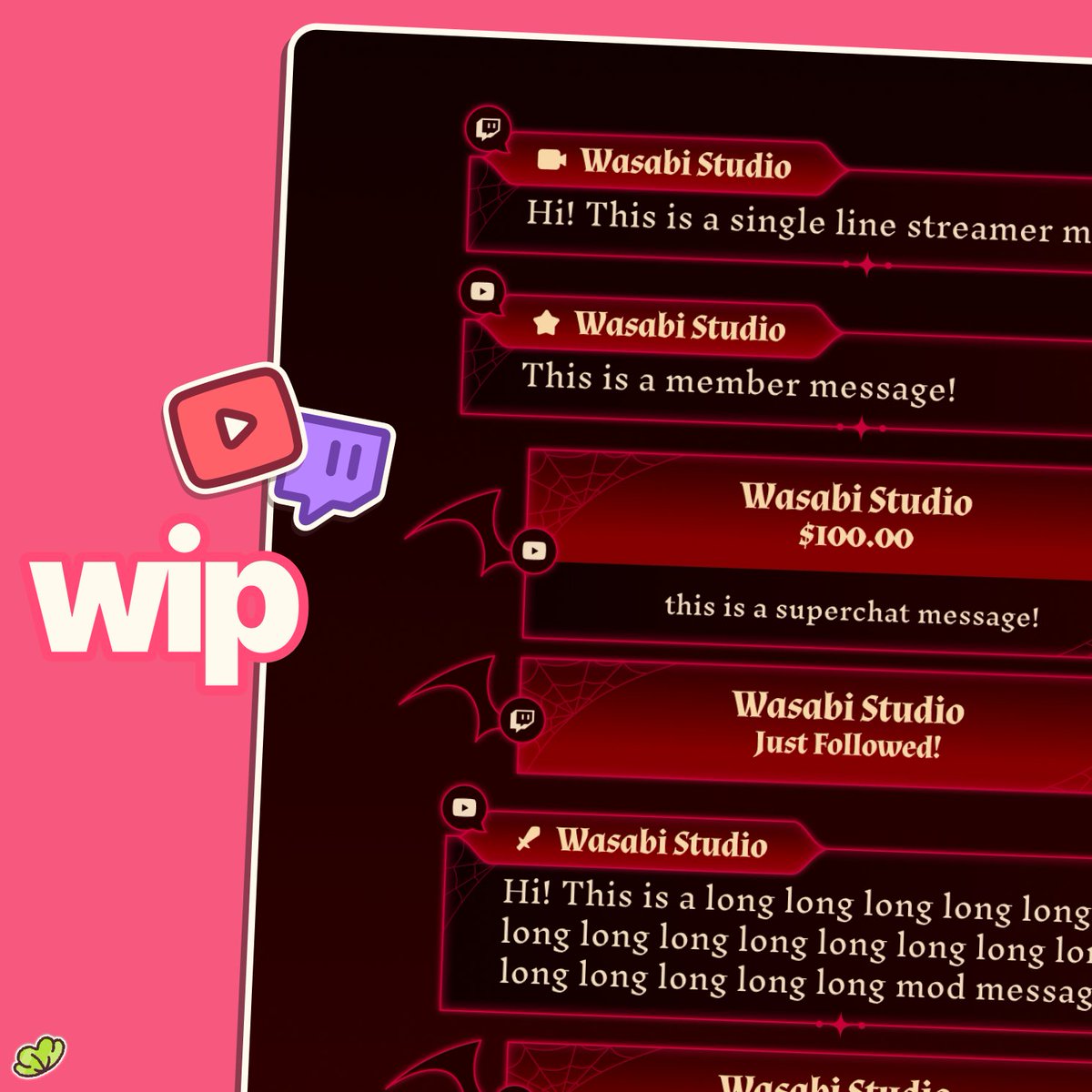 Wasabi | Stream Widgets ᝰ.ᐟ tweet media