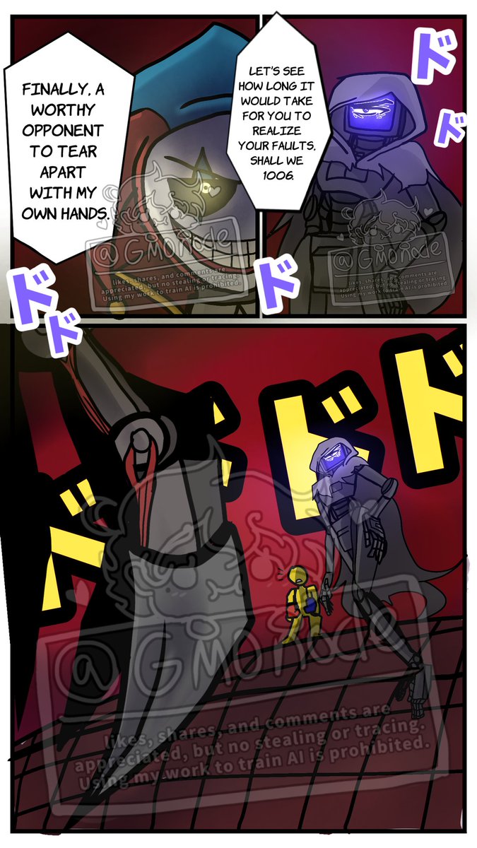 GMonocle's tweet photo. [REUPLOADED]

//Poppy Playtime spoilers

[likes, shares, and comments are appreciated, but no stealing or tracing. Using my art to train A/I is prohibited.]

"Are you Approaching Me?" except it's Sawyer vs the Prototype

#poppyplaytime #thedoctor #1006Prototype #harleysawyer https://t.co/GiL7L84pWO